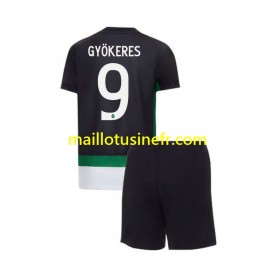 Maillot de Foot Sporting CP Gyokeres 9 Domicile 2024-25 - Enfant